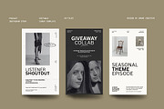 20 Podcast Instagram Story Template, a Social Media Template by Amaré Creative (Thumbnail 4 of 8)