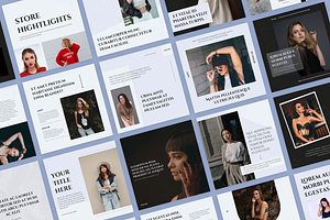 Fashion Social Media Templates Canva