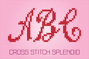 Cross Stitch Display Font Bundle, a Font by GG Design (Thumbnail 11 of 23)