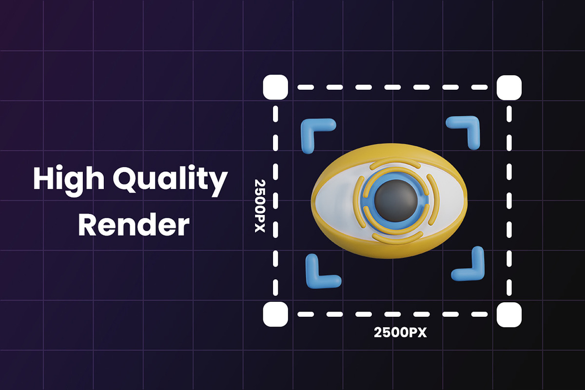 3D Cyber Security Icon Pack, an Object Graphic by Artnivora.Std (Photo 2 of 4)