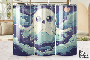 Cute Baby Ghost Tumbler Sublimation