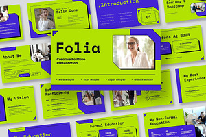 Creative Portfolio Keynote Templates, a Presentation Template by Fit-tee