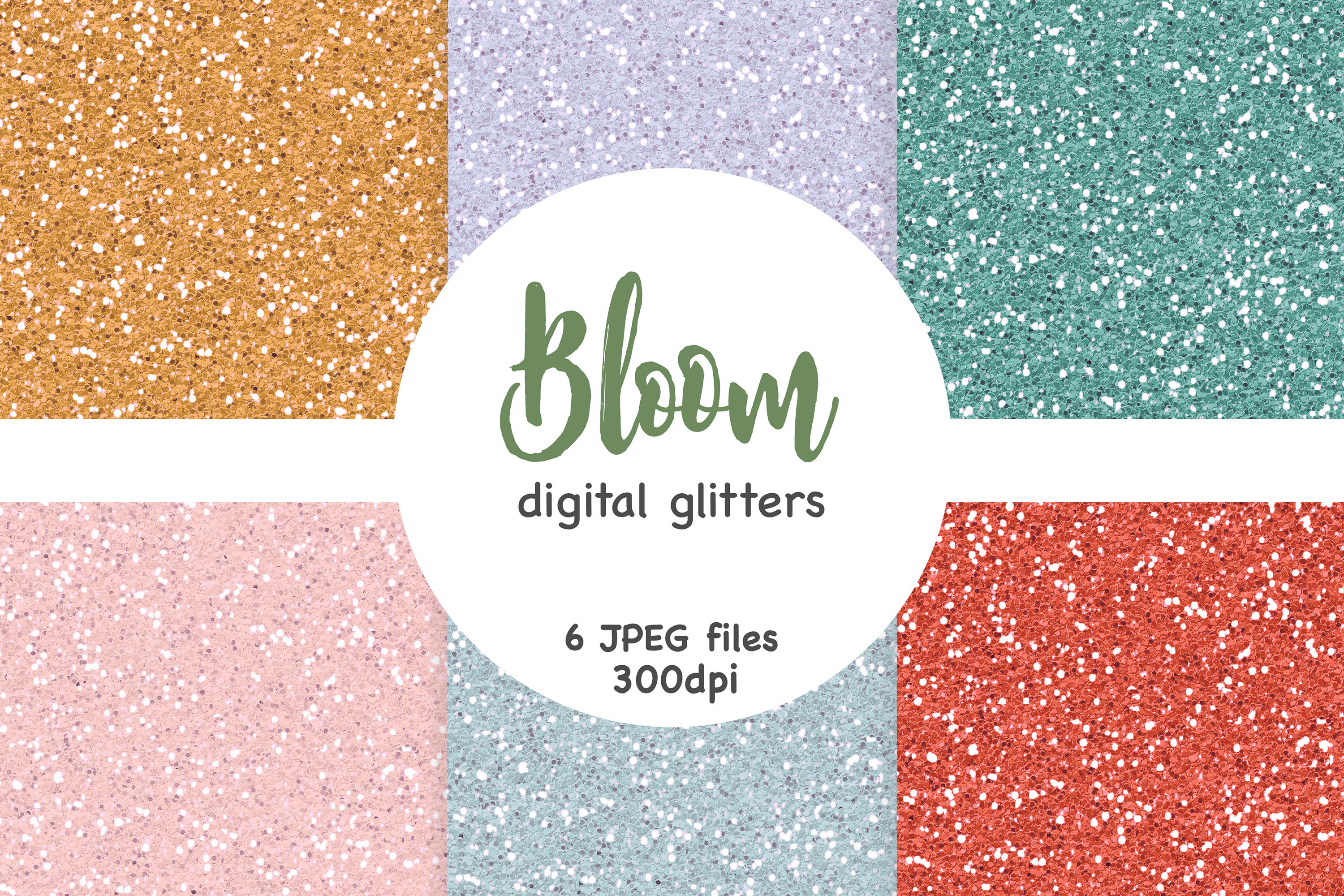 Spring Glitter | Seamless Background