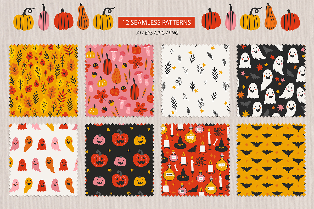 Halloween Kit #5, a Seasonal Illustration by miumiu (Photo 3 of 15)