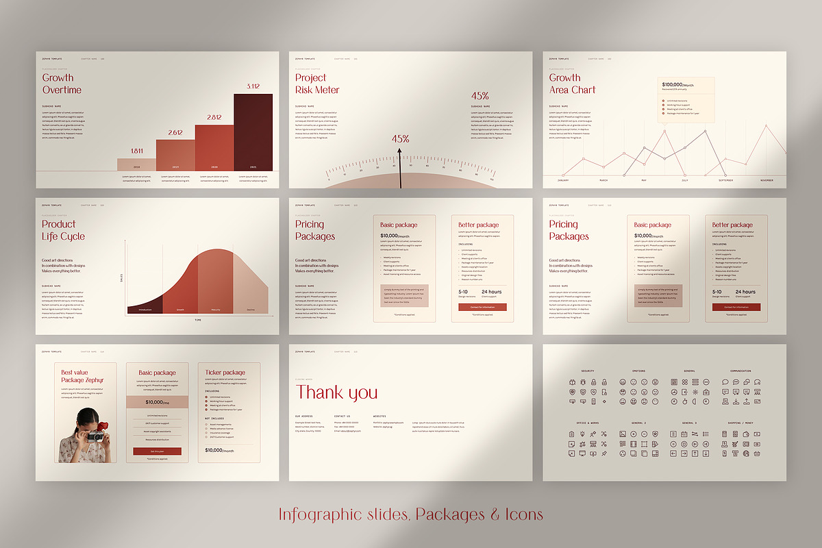 Zephyr Keynote template, a Presentation Template by JustHex (Photo 12 of 12)