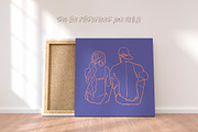 LOVE HEARTS KISSES. MODERN LINE ART, a Person Illustration by ArtOLB (Thumbnail 12 of 12)