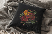 Red roses and yellow calendula flowe, a Decorative Illustration by Matrioshka (Thumbnail 3 of 6)