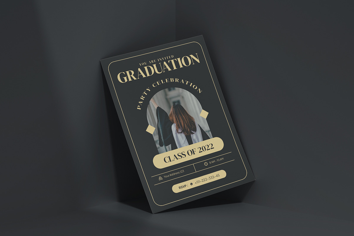 Graduation - Party Invitation, a Print Template by VUNIRA (Photo 2 of 2)