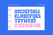 CROFL - Groovy Display Font, a Handwritten Font by Cruizy & Co (Thumbnail 3 of 9)