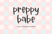 Preppy Babe Handwriting Font, a Handwritten Font by Beck McCormick (Thumbnail 1 of 10)