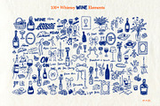 Whimsical Wine Doodle Pack, a Food Illustration by SunnJaneArt (Thumbnail 2 of 16)