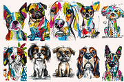 Doodle Cartoon Dogs, an Animal Illustration by PrintHaven Designs (Thumbnail 5 of 10)
