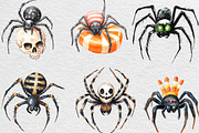 Halloween Clipart Spider Clipart PNG, an Illustration by Black Bird Studio (Thumbnail 5 of 6)
