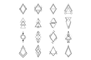 Geometric Boho Tattoos