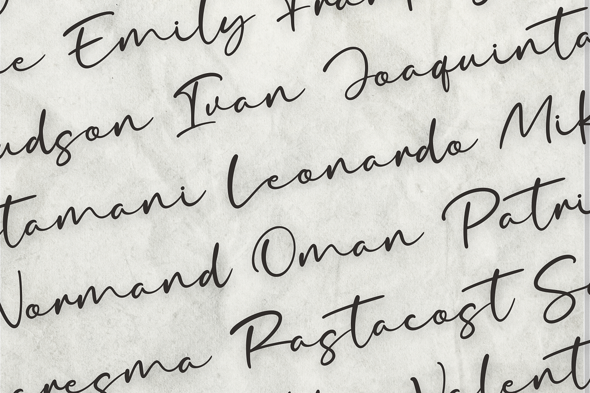 Amorgetwin Handwritten Font, a Handwritten Font by Basnistudio (Photo 3 of 10)