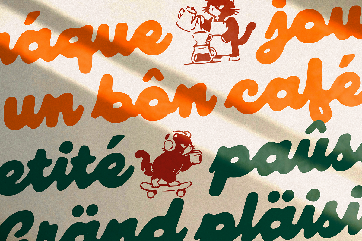 Midmate - Bold Inked Retro Script, a Script Font by Typia Nesia (Photo 9 of 12)