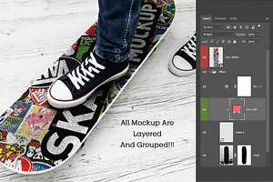 Skateboard Mockup 32