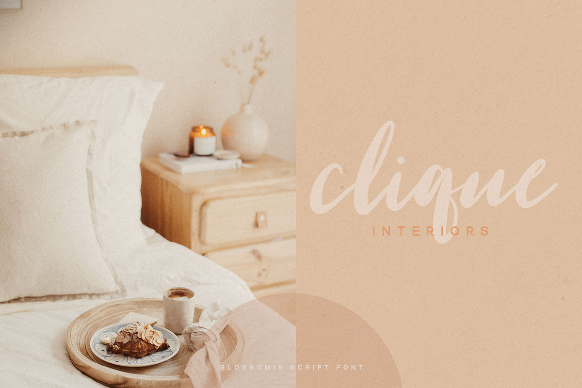 Blossomie Script Font preview 3