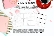 New Year Digital Planner Stickers, a Stationery Template by Bella+Sophia Creative (Thumbnail 6 of 6)