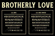 Brotherly Love Font Family, a Font by Brethrendesignco (Thumbnail 3 of 5)