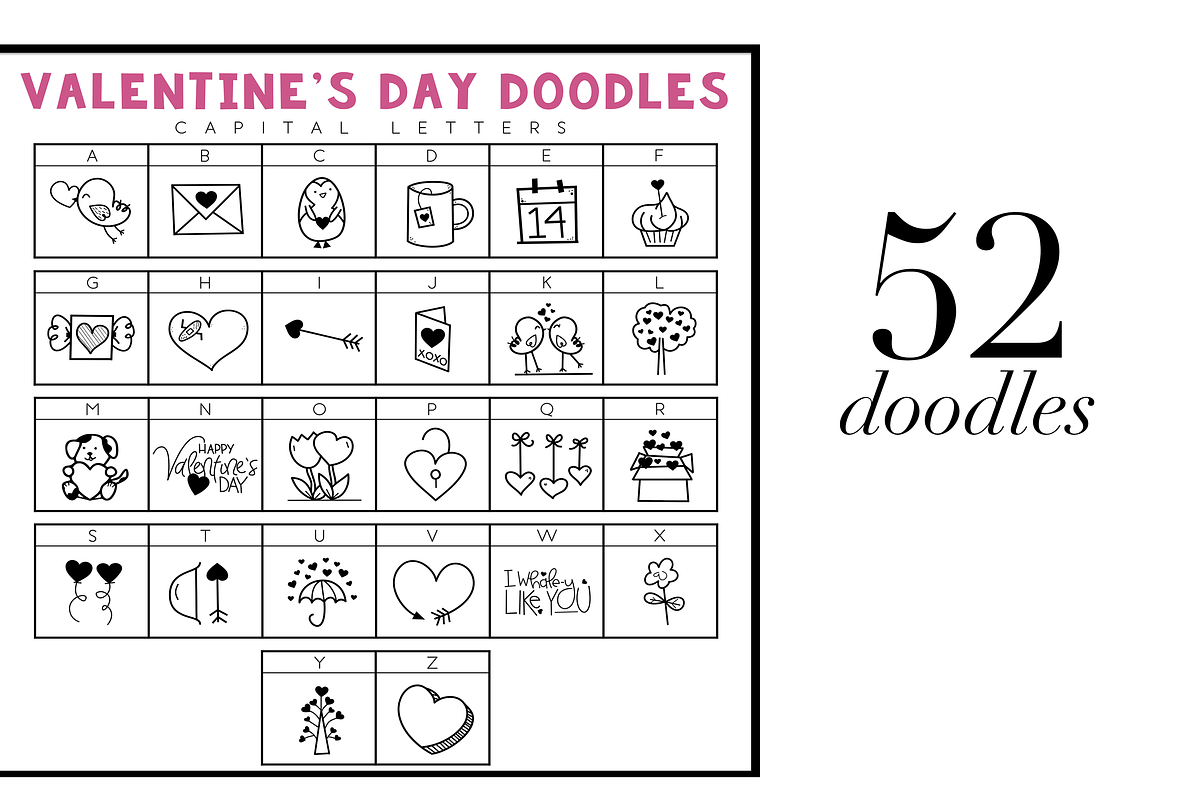 Valentine - A Doodle Font preview 3