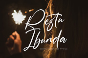 Restu Ibunda, a Script Font by pineungtype (Thumbnail 2 of 8)