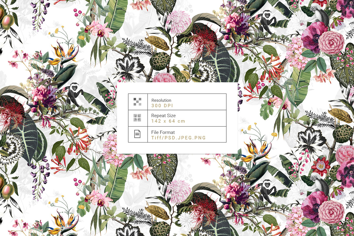 Elegance of Flowers!, a Pattern Graphic by Pink Linen (Photo 4 of 11)