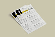 Professional Resume C/V Template, a Resume Template by Cleffon_Graphic_Studio (Thumbnail 4 of 4)