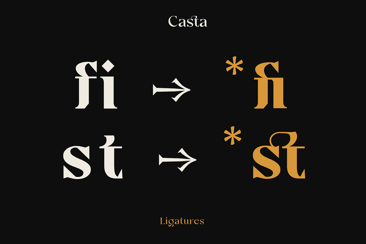Casta – Display Sans Serif Font, a Sans Serif Font by Dirtyline Studio (Photo 11 of 23)