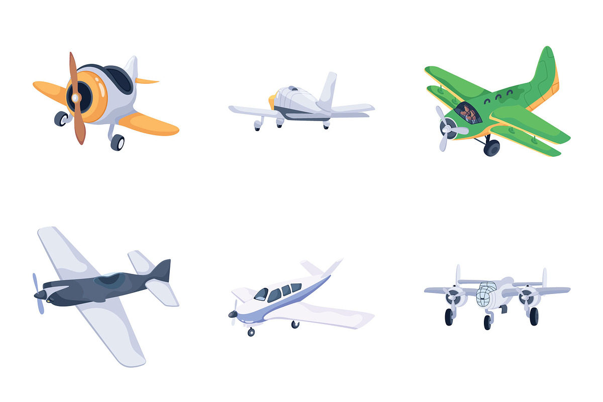 Fly Jets 3D Icons Pack | Airplane, a Cars & Vehicle 3D Model by Vector Portal (Photo 5 of 6)