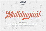 Harlend (6 font with bonus), a Script Font by Angin Studio (Thumbnail 11 of 16)