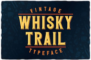 Whisky Trail Font + bonus!, a Symbol Font by VozzyStock (Thumbnail 1 of 10)