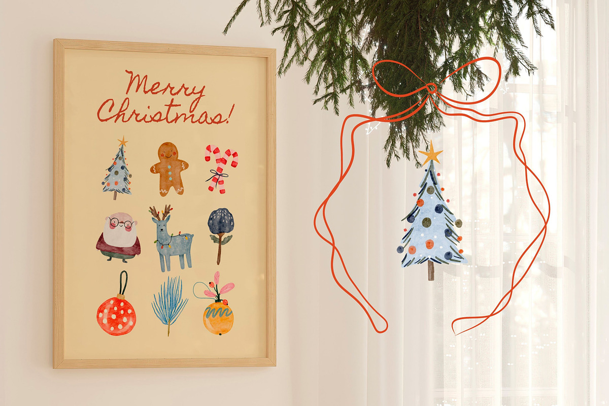 Christmas Series BUNDLE: All 5 in 1, a Seasonal Illustration by Veyla (Photo 45 of 72)