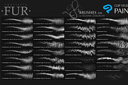 28 Realistic FUR Clip Studio Brushes, a Brush Add-On by Eldar Zakirov's (Thumbnail 2 of 8)