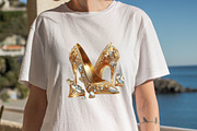 Gold Radiant Heels Sublimation Clipa, an Illustration by SVGArt (Thumbnail 2 of 7)