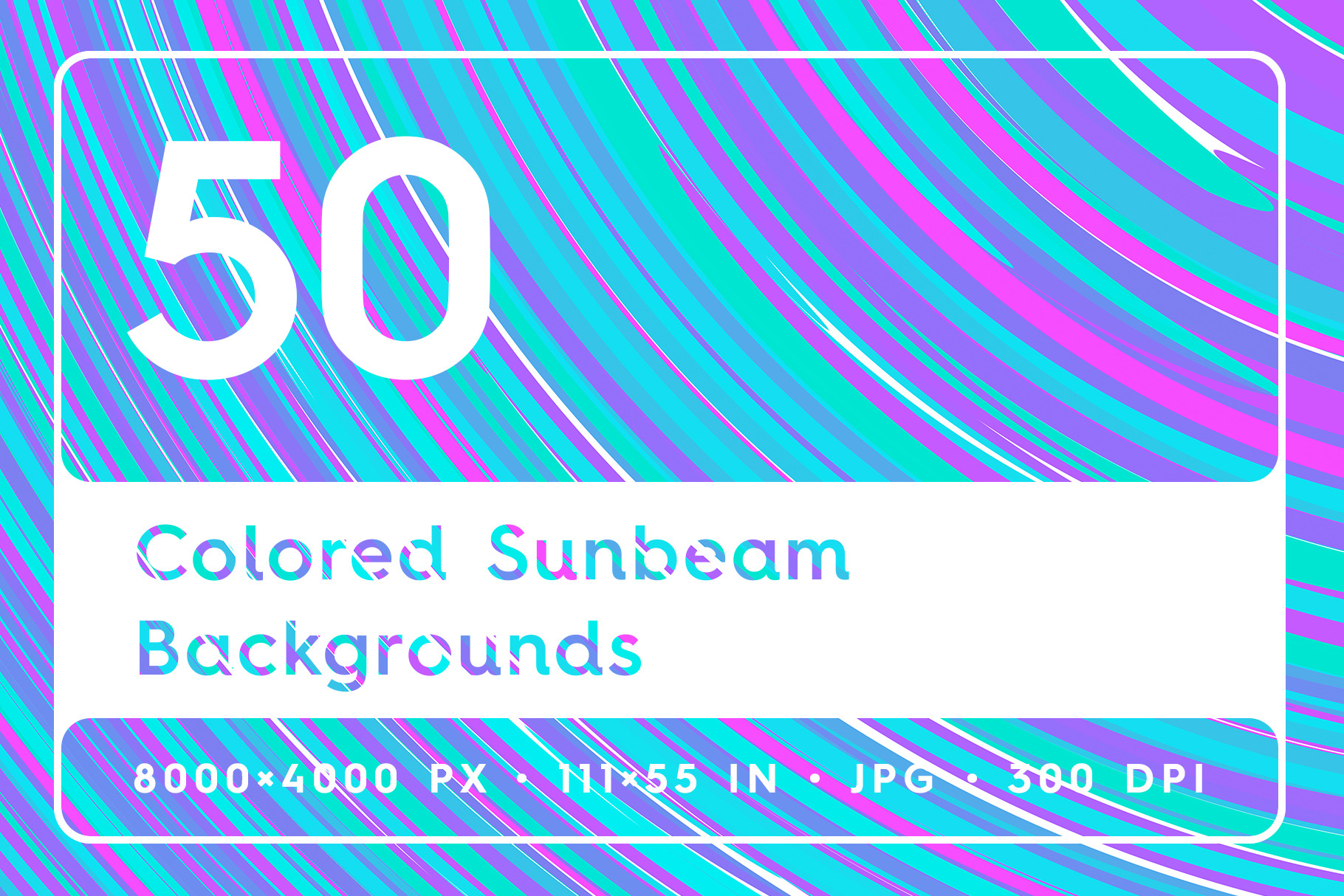 50 Colored Sunbeam Backgrounds, a Background Graphic by Textures ...