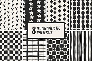 Abstract seamless pattern design set, a Pattern Graphic by Good Studio