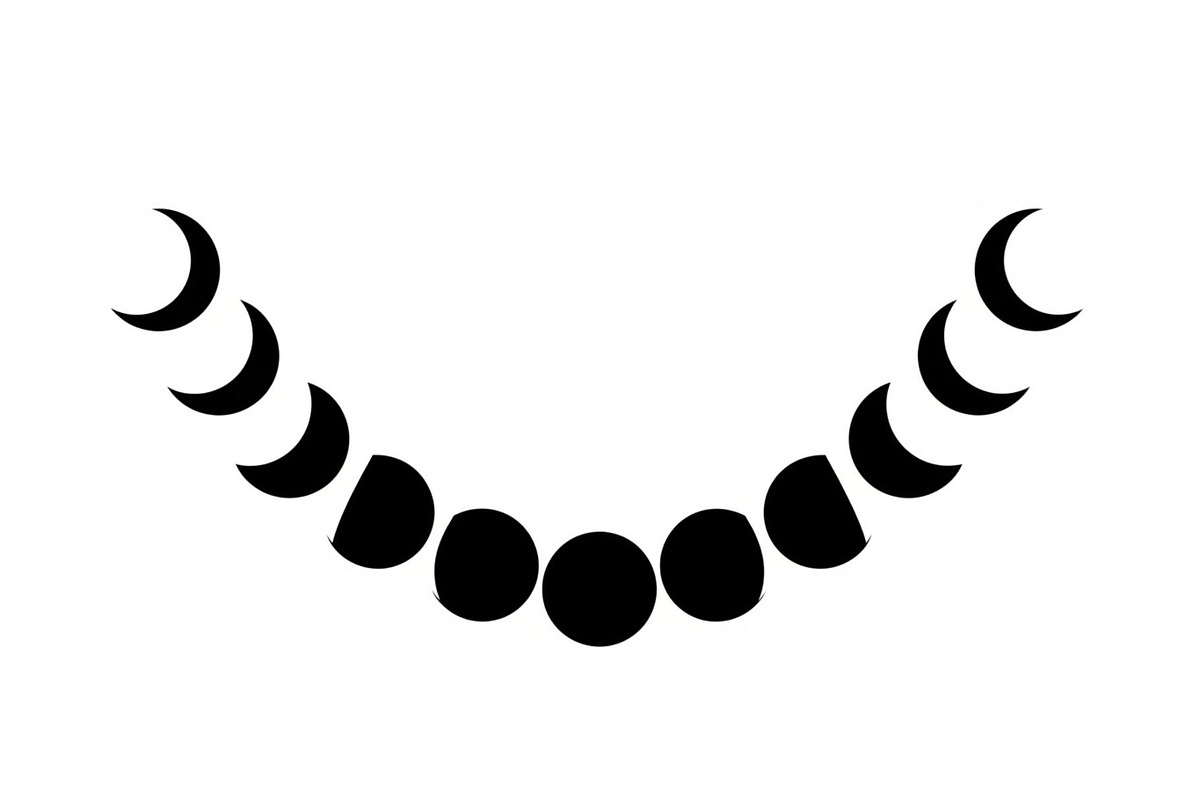 Decorative Lunar Phase Design, a Graphic by BIPLOB EXPERT (Photo 12 of 13)