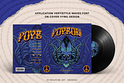 VERTISTYLE WAVES - Psychedelic Style, a Serif Font by Brightone (Thumbnail 3 of 9)