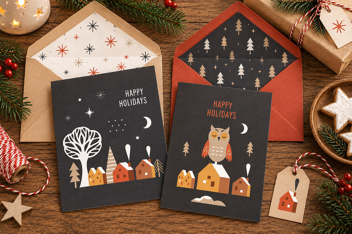 Christmas Illustration Set, a Seasonal Illustration by lenlis (Photo 7 of 8)