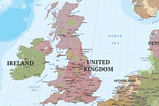 Map of Europe, an Education Illustration by Cartorical (Thumbnail 4 of 8)