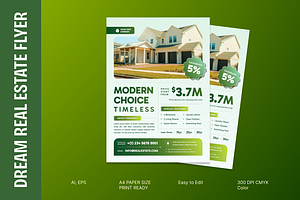 Dream Real Estate Digest Flyer, a Presentation Template by MMPixelCraft