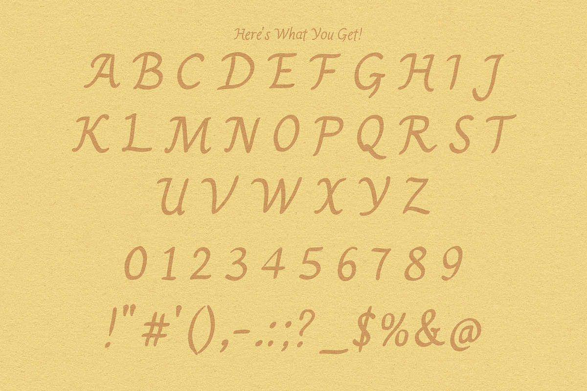 Butter - A Simple, Handwritten Font, a Handwritten Font by Eric Pond Designs (Photo 3 of 5)