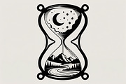 Timeless Nature Hourglass Set, an Illustration by Creativeshirt (Thumbnail 6 of 7)
