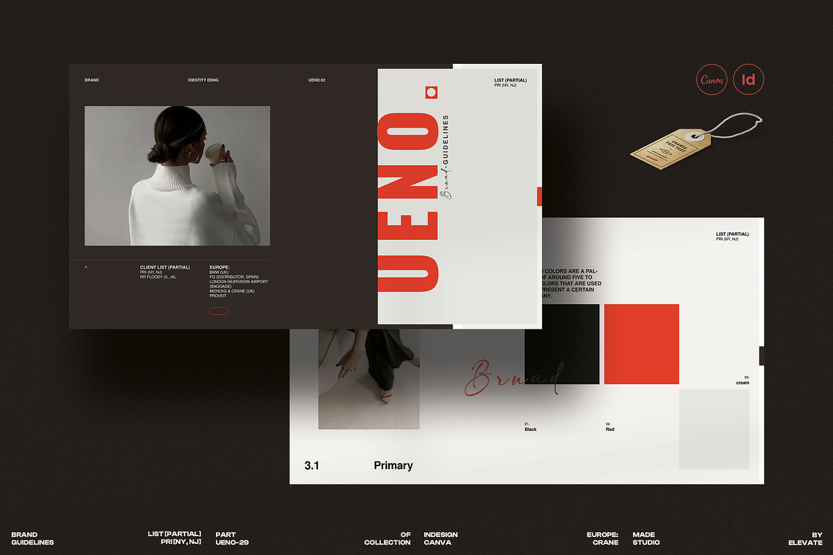 UENO / Brand Guidelines, a Presentation Template by Studio Elevate (Photo 1 of 11)