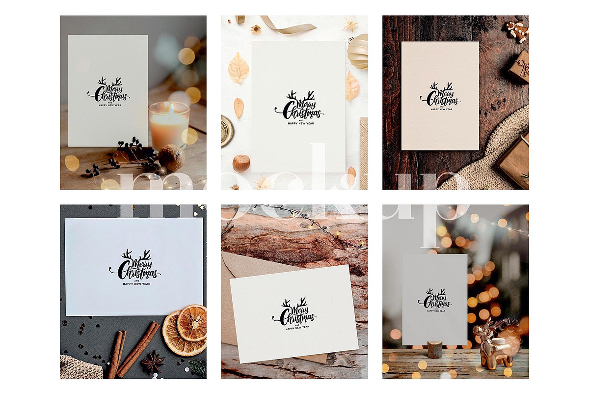 Christmas Card Mockup Bundle, a Product Mockup by MoMockups (Photo 4 of 6)