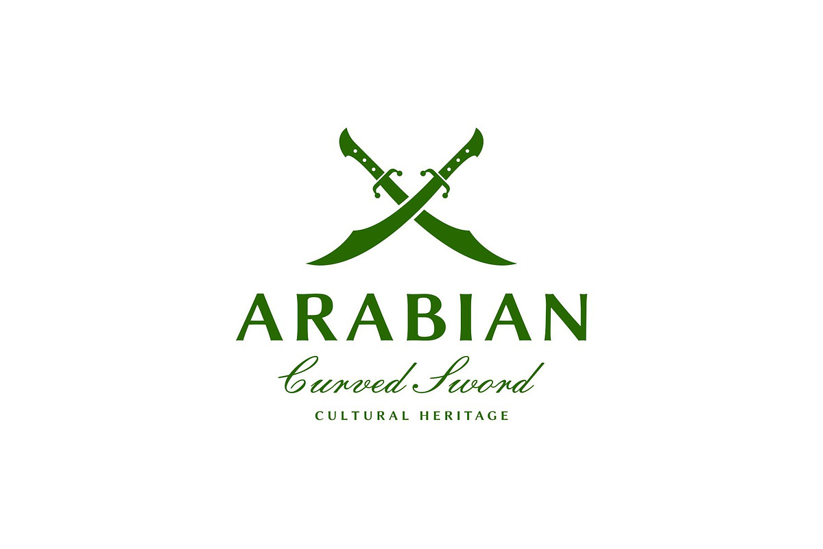 Arabian Curved Sword Logo Design, a Branding & Logo Template by Buqancreative (Photo 1 of 4)