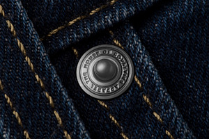 Jeans Rivet Button Logo Mockup