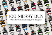 Modern Messy Bun PNGs, a Person Illustration by Unusual Vectors (Thumbnail 1 of 10)