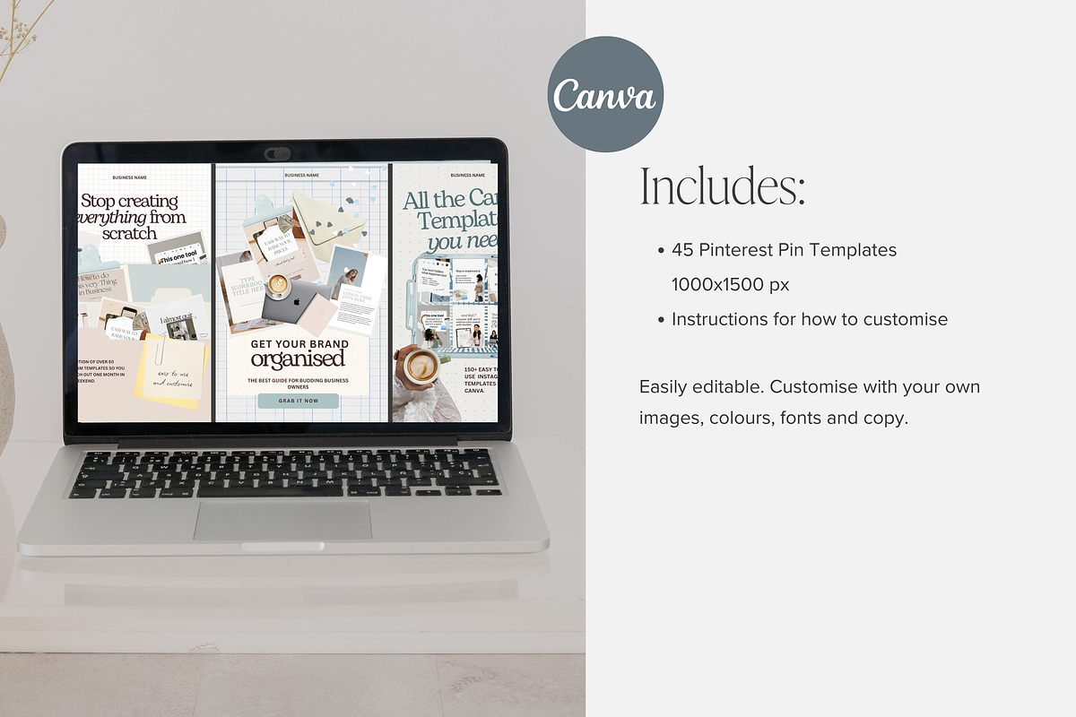 Digital Product Pinterest Templates, a Marketing Template by Tabitha Emma (Photo 5 of 7)